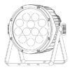IP65 12x10W PAR CAN