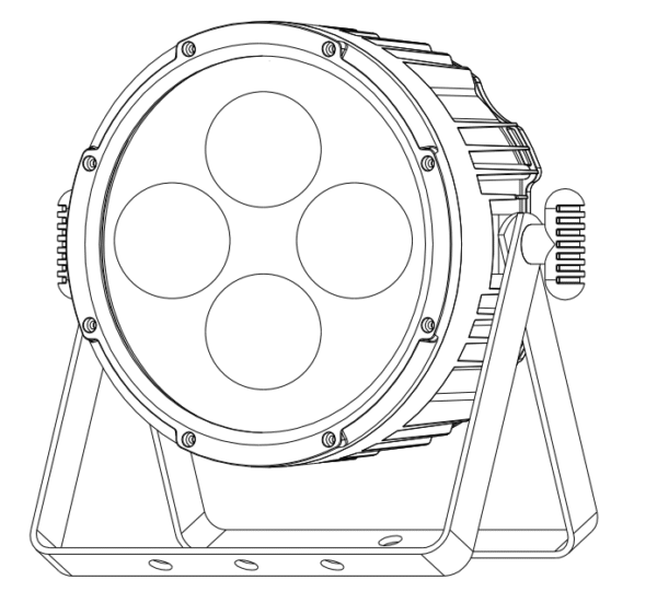 450 IP65 4x50W PAR CAN