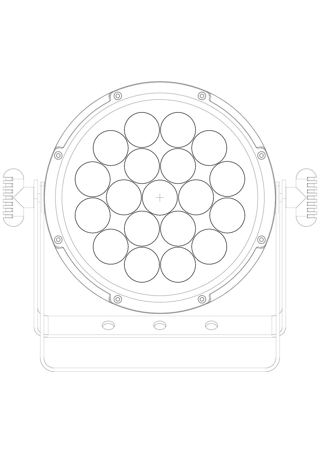 PC-1910IP(cad2pdf) IP65 19x10W PAR CAN