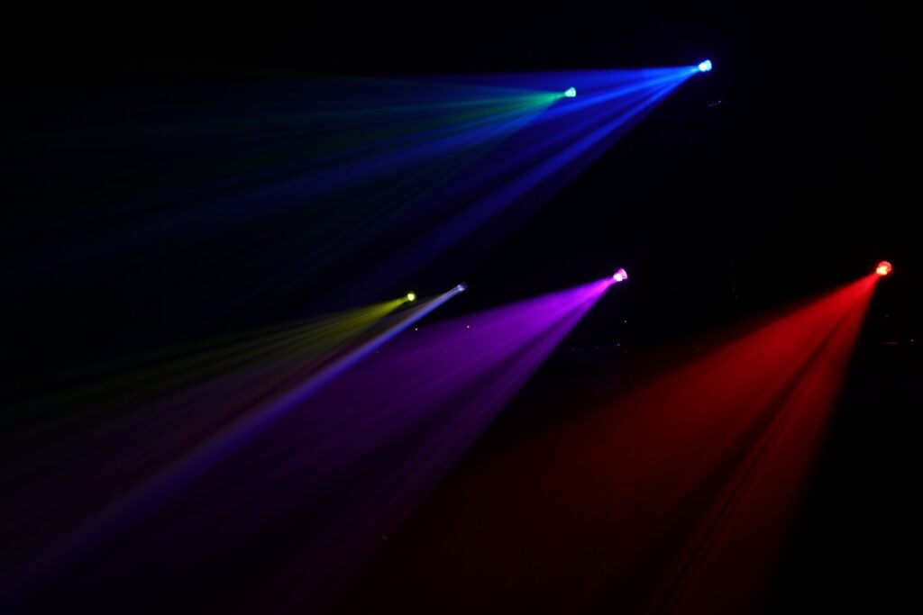 moving head lights effect