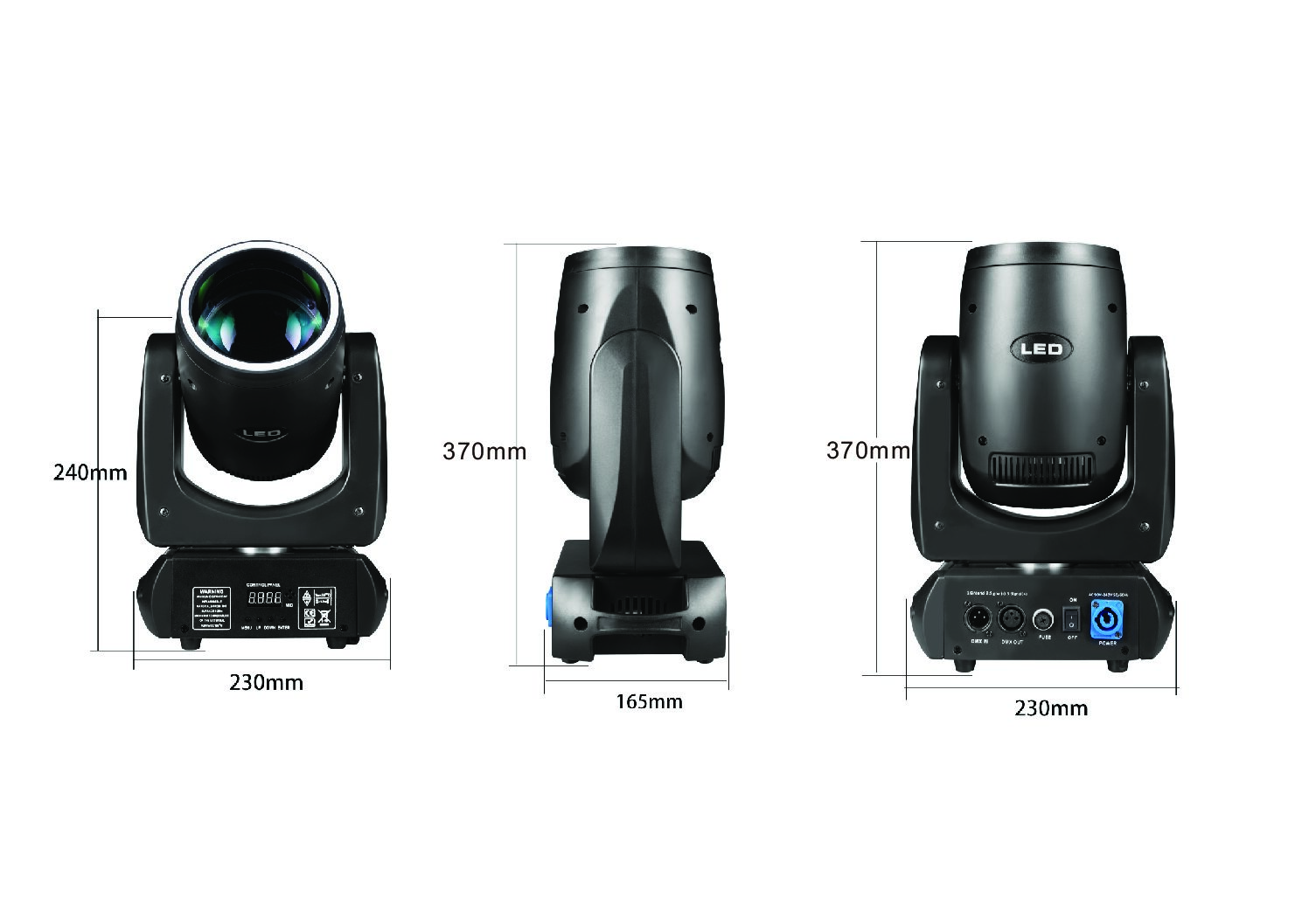 Product drawing for 120w moving head beam light pdf