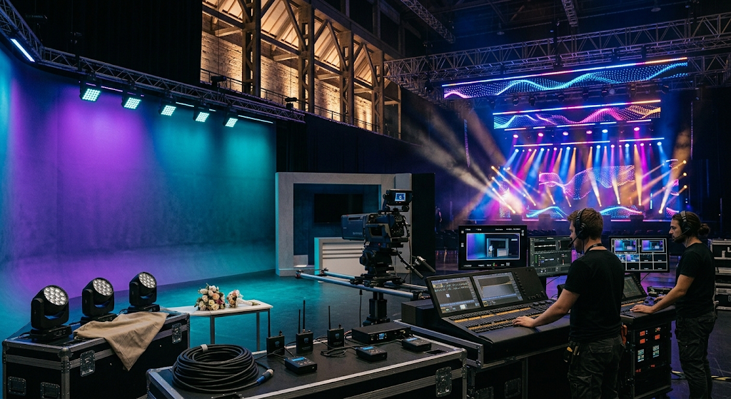 Background LED Lighting: A Complete Guide for Stage & Event Professionals 5 DMX LIGHTING