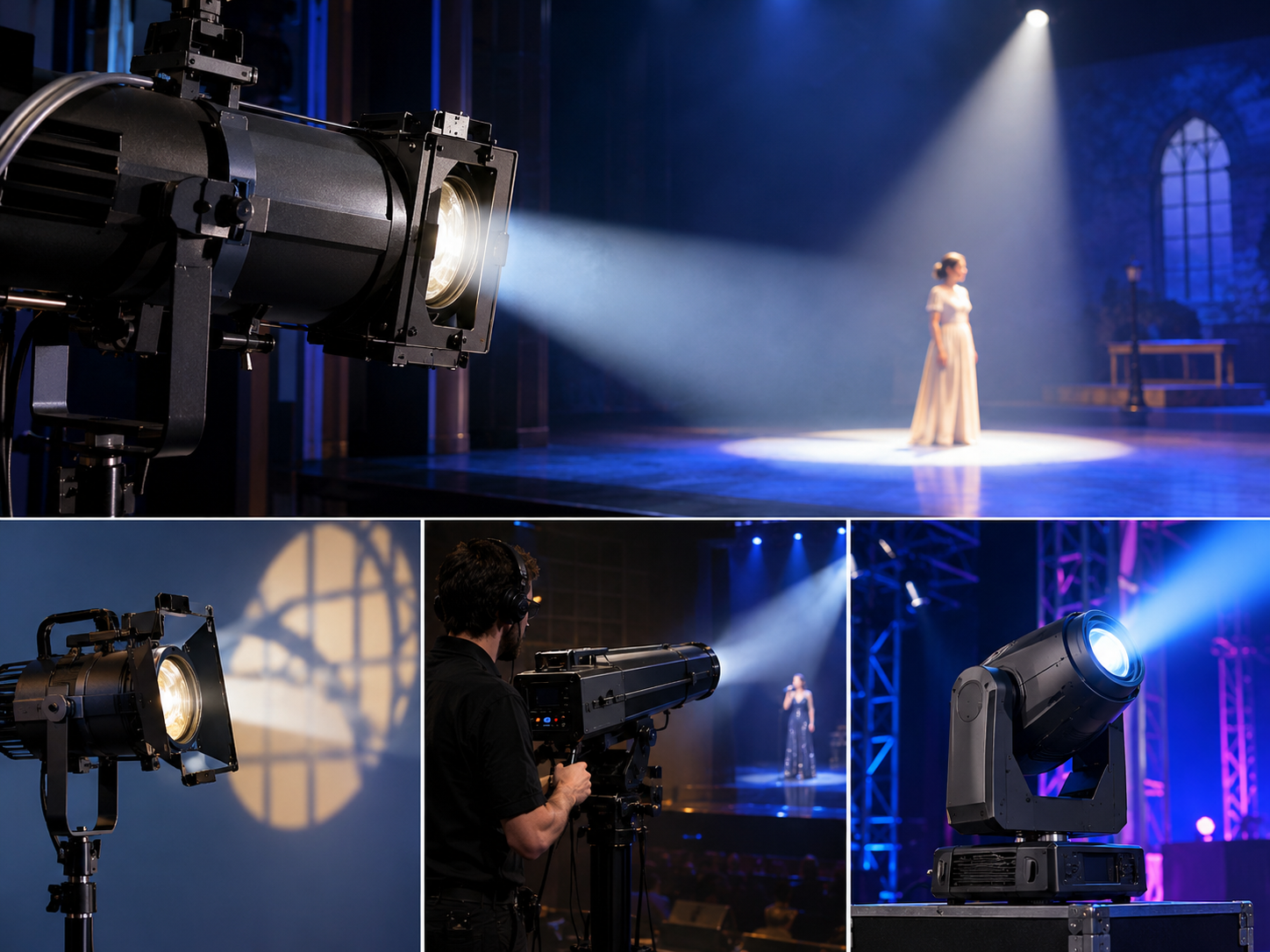 Types of Stage Lights: Names, Uses and How to Choose the Right Ones 1 Follow spot lighting