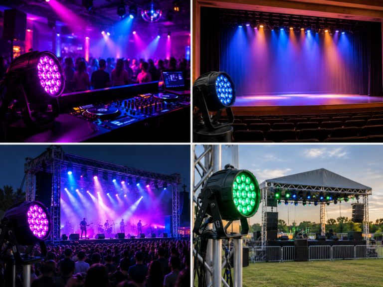 How to Choose PAR Can Lights for Stage Lighting 1 led par can