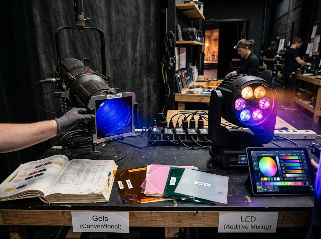 Stage Light Gels: Colors, Uses & LED Lighting Tips 5 moving head wash lights