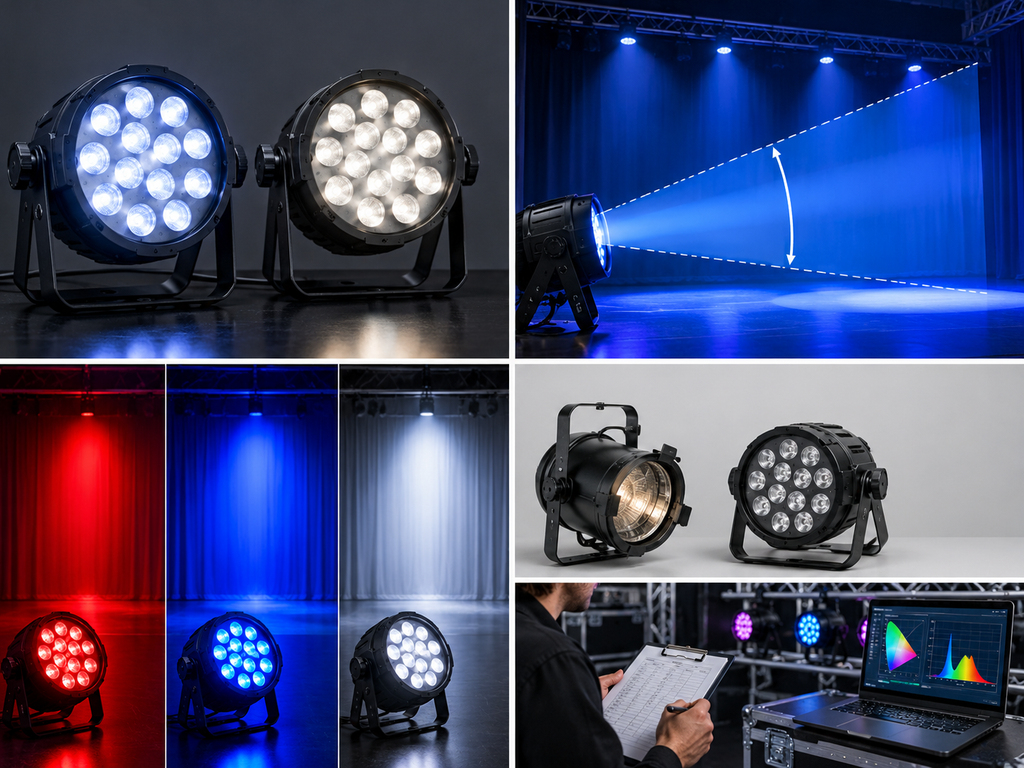 How to Choose PAR Can Lights for Stage Lighting 3 par can